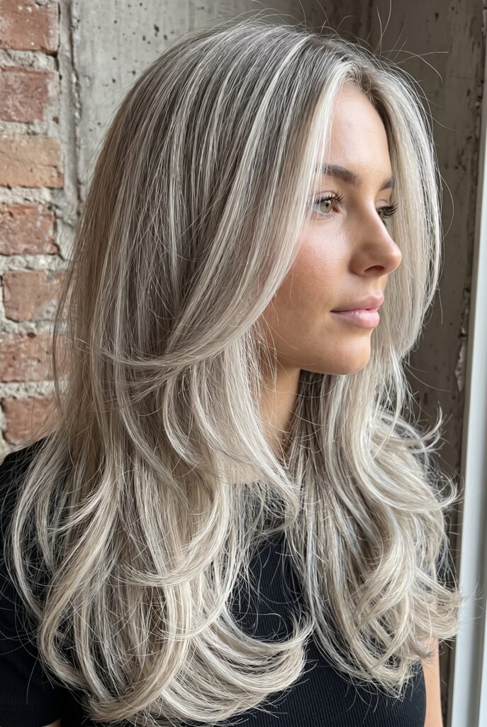 color melting hair technique seamless blonde brunette blend 2026