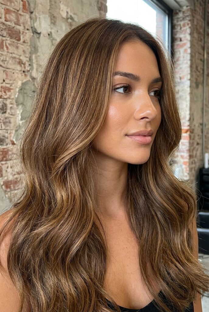 mocha mousse brunette hair pantone 2025 dimensional warm 2026