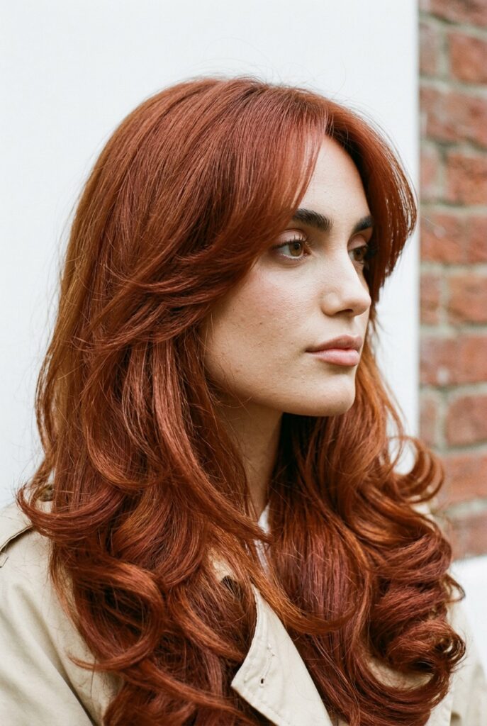 warm chestnut brunette rich dimensional cozy hair color 2026
